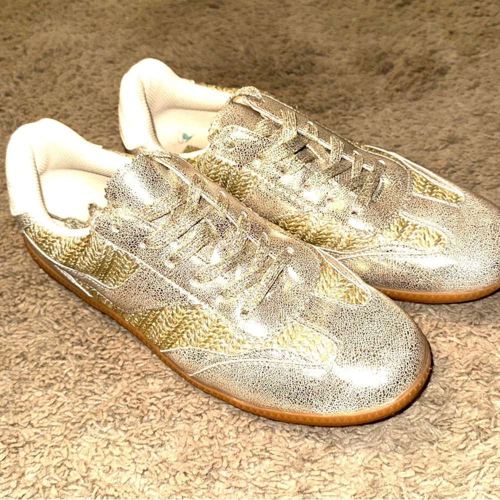Chinese Laundry Gold Sneakers